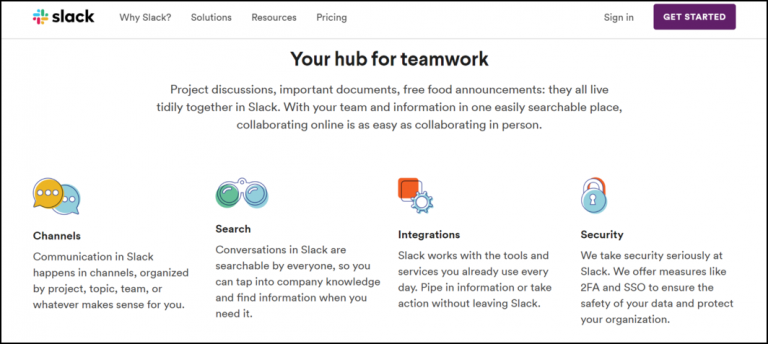 slack screenshot